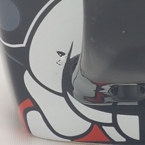 Vintage DISNEY Mickey Mouse Mug Teacup Have a Great Day Jerry Leigh Black Red - Picture 4 of 16